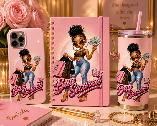 Bag Secured – Boss Babe Luxury Vibes Digital PNG (HD)