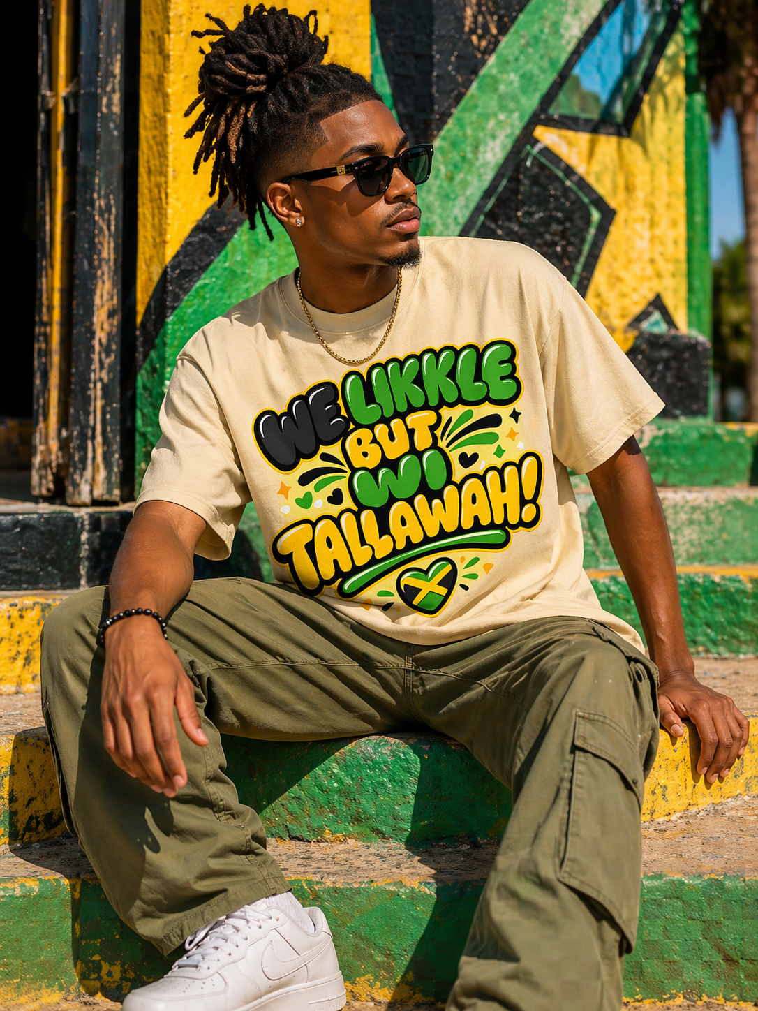 We Likkle But Wi Tallawah – Cute Bubble Style PNG (HD Digital Download)