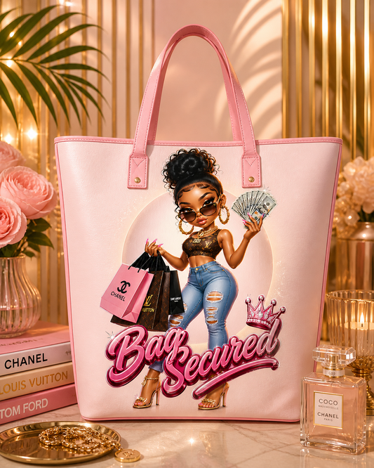 Bag Secured – Boss Babe Luxury Vibes Digital PNG (HD)
