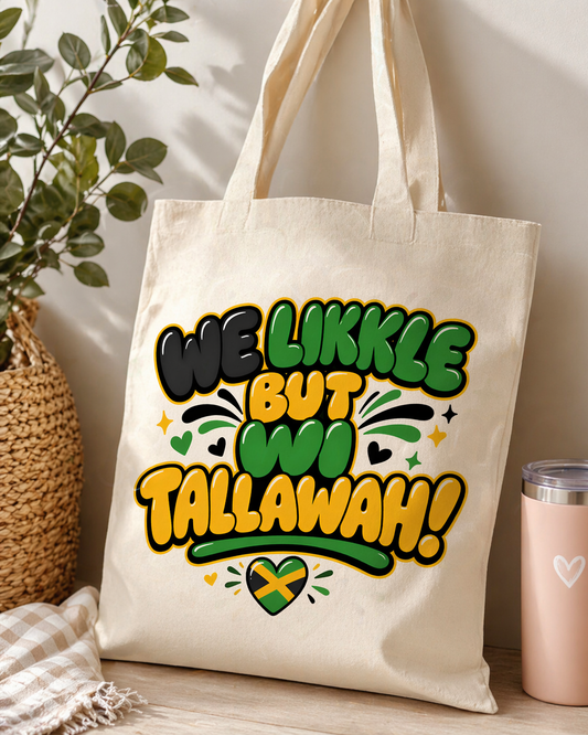 We Likkle But Wi Tallawah – Cute Bubble Style PNG (HD Digital Download)