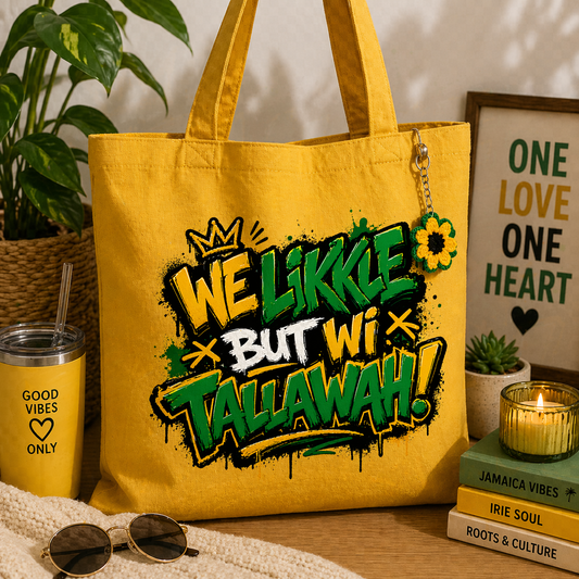 We Likkle But Wi Tallawah – Jamaican Graffiti Style PNG (HD Digital Download)