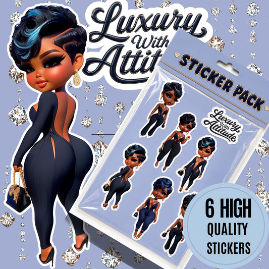 Luxury With Attitude – Glam Diva Digital Sticker Pack